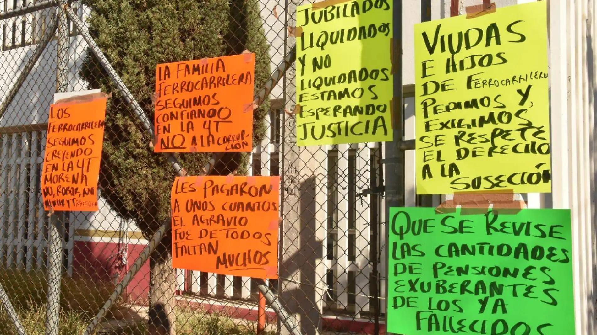 Manifestación jubilados ferrocarriles 